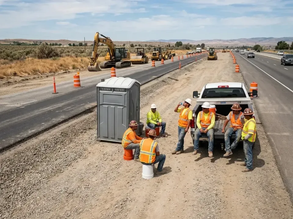 highway-road-construction-crew-007 — frequently asked questions, Porta Potty and Restroom Rentals in Helena Valley West Cent…